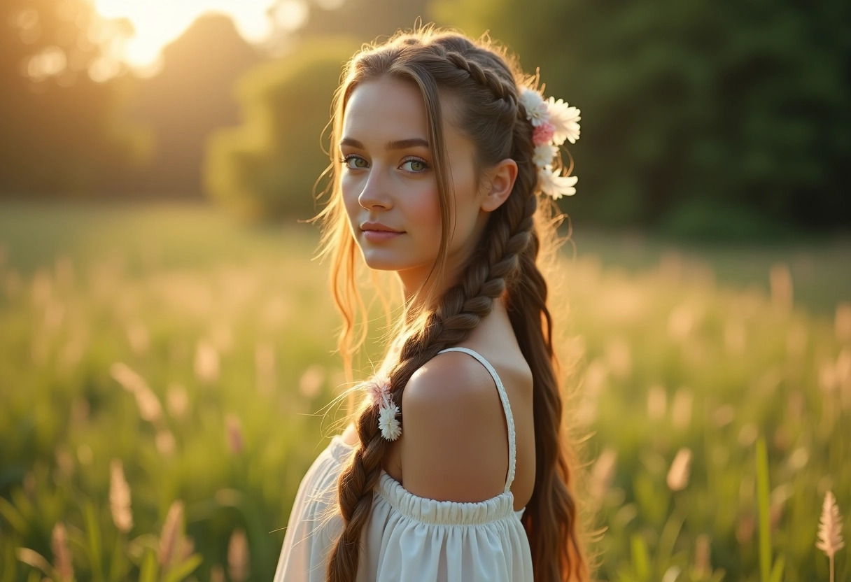 coiffure bohème chic